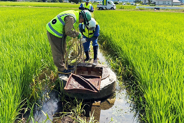管路テレビカメラ調査業務（入孔調査）について